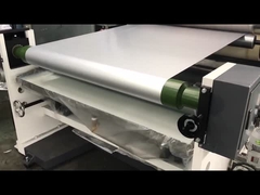 Hot lamination machine used for laminating aluminum foil with fiberglass fabric