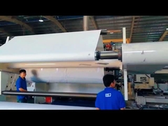 Felt extrusion coating and laminating machine