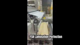 Foil scrim kraft paper laminating machine